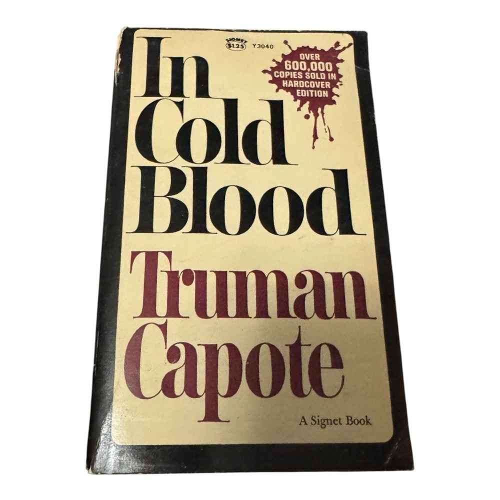 In Cold Blood by Truman Capote Signet Book 1965 True Crime Paperback Vintage